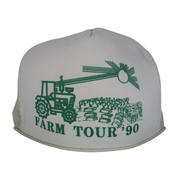 Vintage Farm Tour 90 Snapback Mesh Back Hat by Otto - Picture 2 of 8